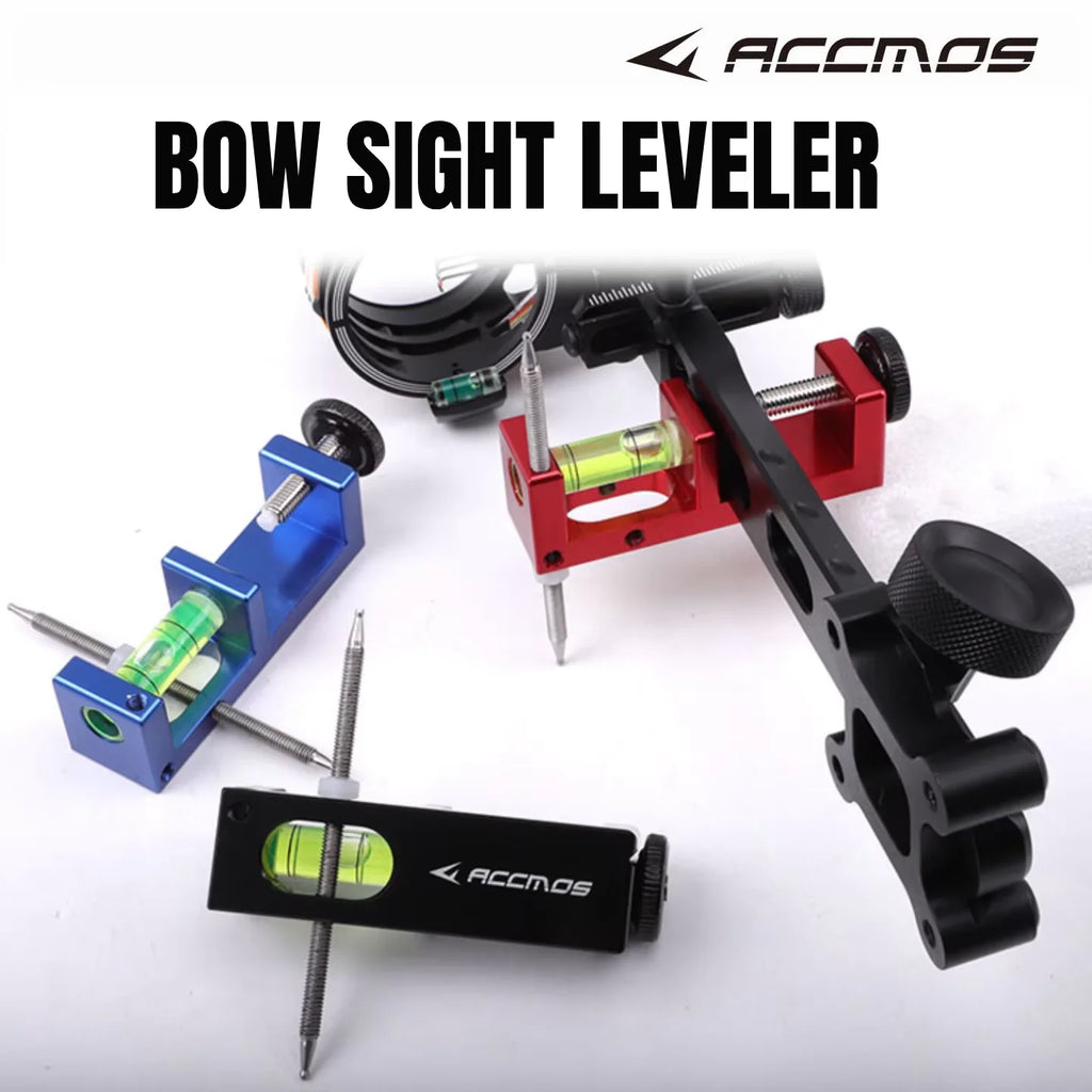 ACCMOS 3-Axis Sight Leveler Bow Sight Axis Leveling Gauge Calibration Tool with Spirit Bubble for Precise Shooting Accuracy