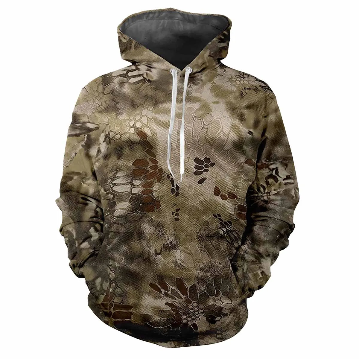 Camouflage Hunting Animals Outdoor Camouflage Spring And Autumn Men's Hoodie Street Trend Loose Comfortable Casual Top Clothing