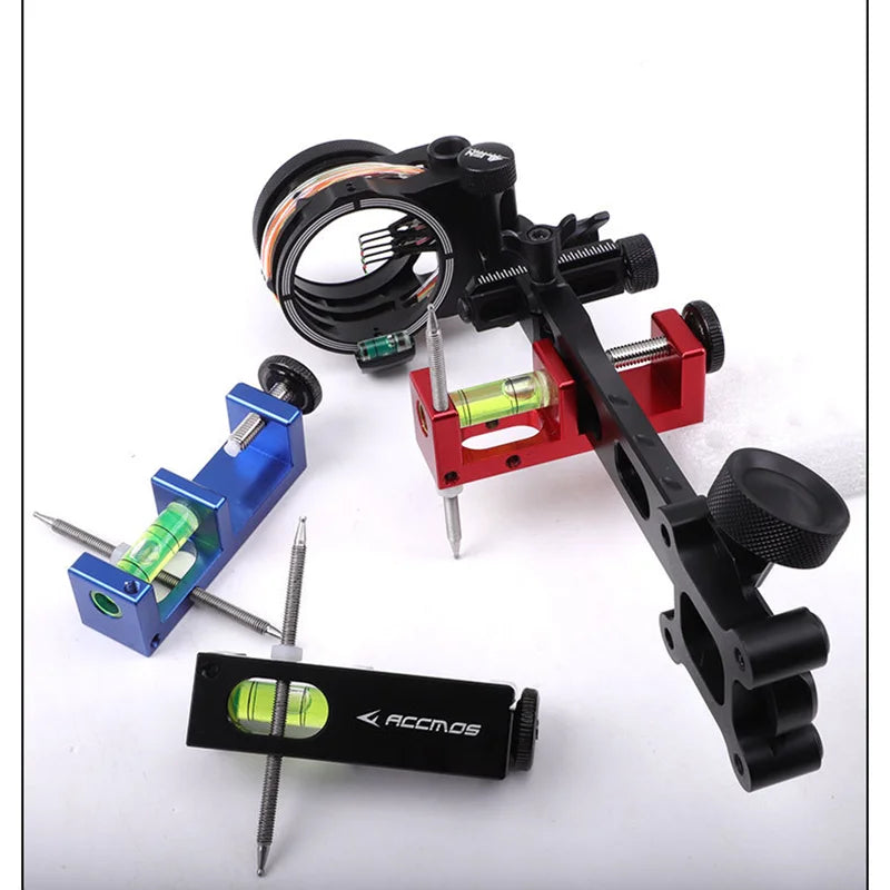 ACCMOS 3-Axis Sight Leveler Bow Sight Axis Leveling Gauge Calibration Tool with Spirit Bubble for Precise Shooting Accuracy