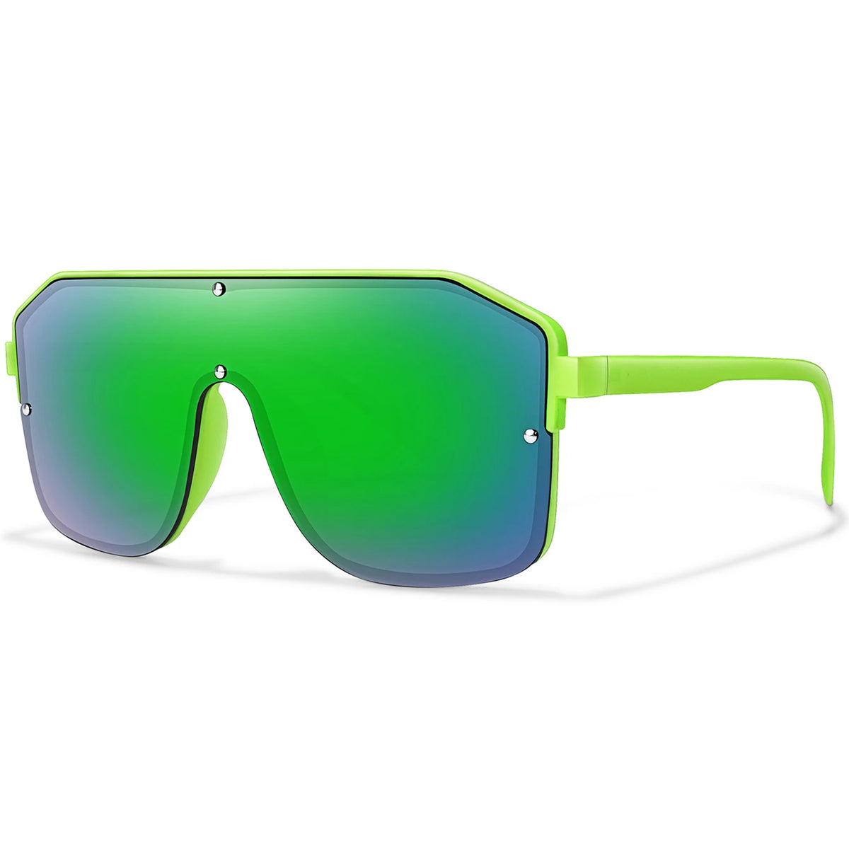 New Brand Square Big Frame Sunglasses Men Women Fashion Goggles Outdoor Sports Cycling Driving Travel Windproof Eyewear Festival