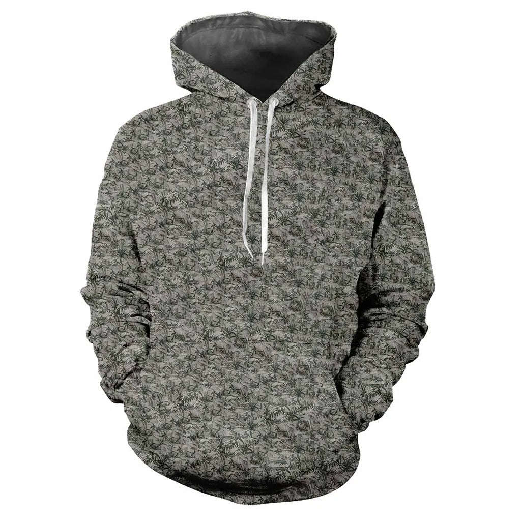 Camouflage Hunting Animals Outdoor Camouflage Spring And Autumn Men's Hoodie Street Trend Loose Comfortable Casual Top Clothing
