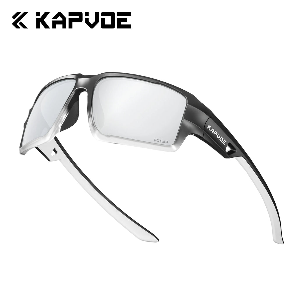 Kapvoe Cycling Glasses for Bike UV400 MTB Road Driving Cool Sports Bicycle Eyewear Men Polarized Fishing Sunglasses Fashion