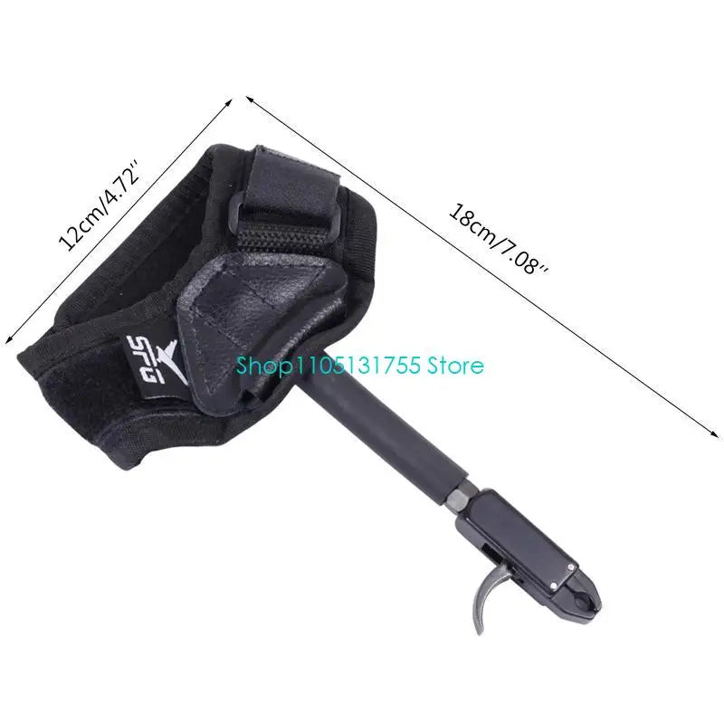 K0EF Adjustable Release Aids Compound Bow Trigger Caliper Wrist Strap for Arrow Trigger Wristband for Handed