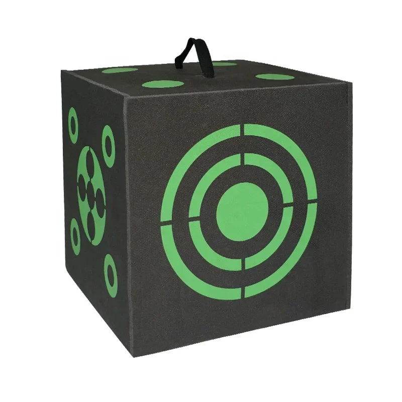 Outdoor 3D 6 Sides Dice Archery Target Self Healing XPE Foam Shooting Target for Broadhead Crossbow Backyard Practice