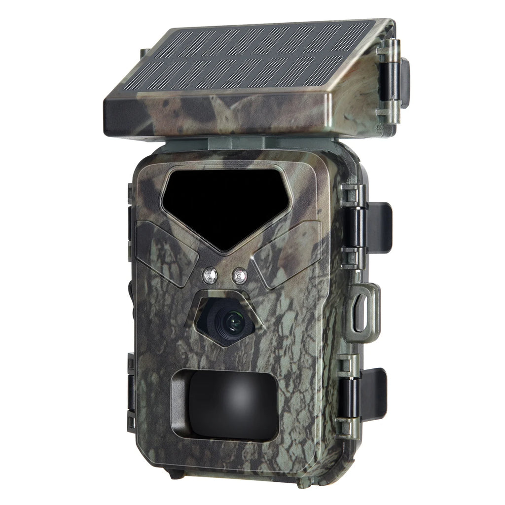 Solar Power Integrated Outdoor Security Hunting Trail Camera MiNi700 1300mAh 18650 Lion High Efficiency Portable Wild Game Cam
