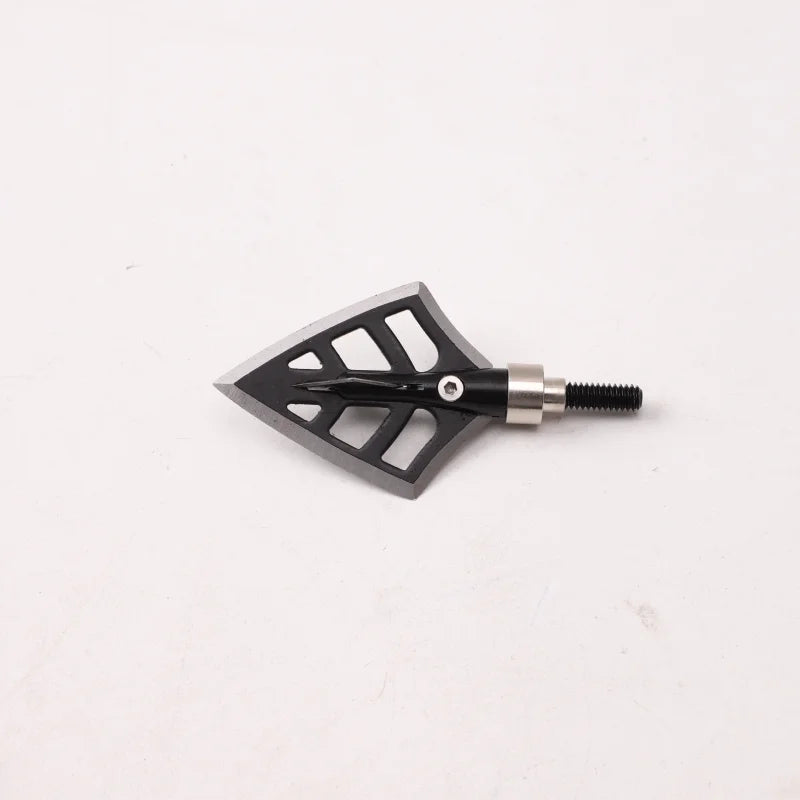 6 PCS Bow Hunting Arrowheads, Hunting Broadhead Arrowheads, Threaded Arrowheads, Willow Arrowheads