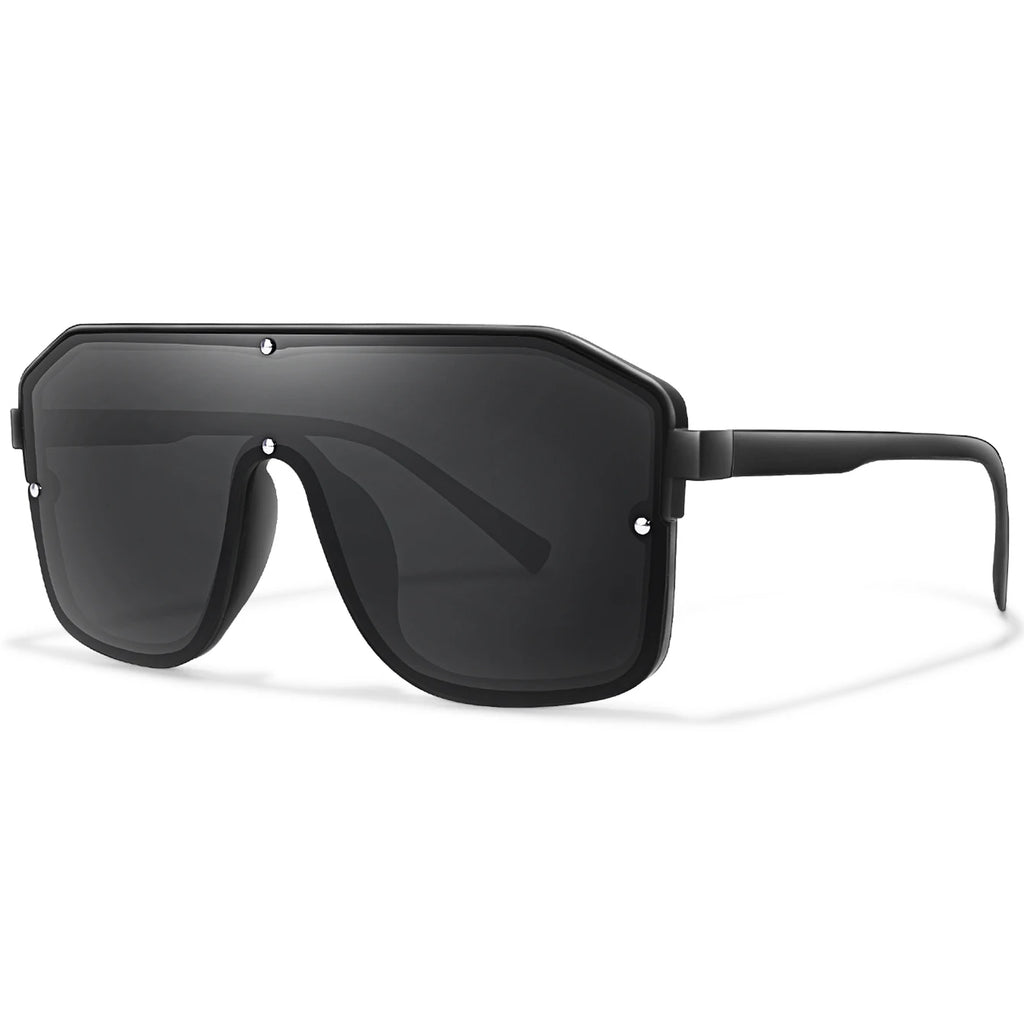 New Brand Square Big Frame Sunglasses Men Women Fashion Goggles Outdoor Sports Cycling Driving Travel Windproof Eyewear Festival
