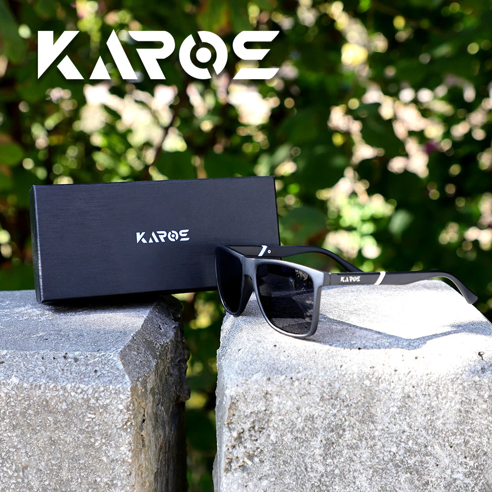 Karos Polarized Sunglasses UV400 Fashion Fishing Eyewear Men And Women Cycling Driving Hiking Outdoor Sports Glasses Box YZ2015
