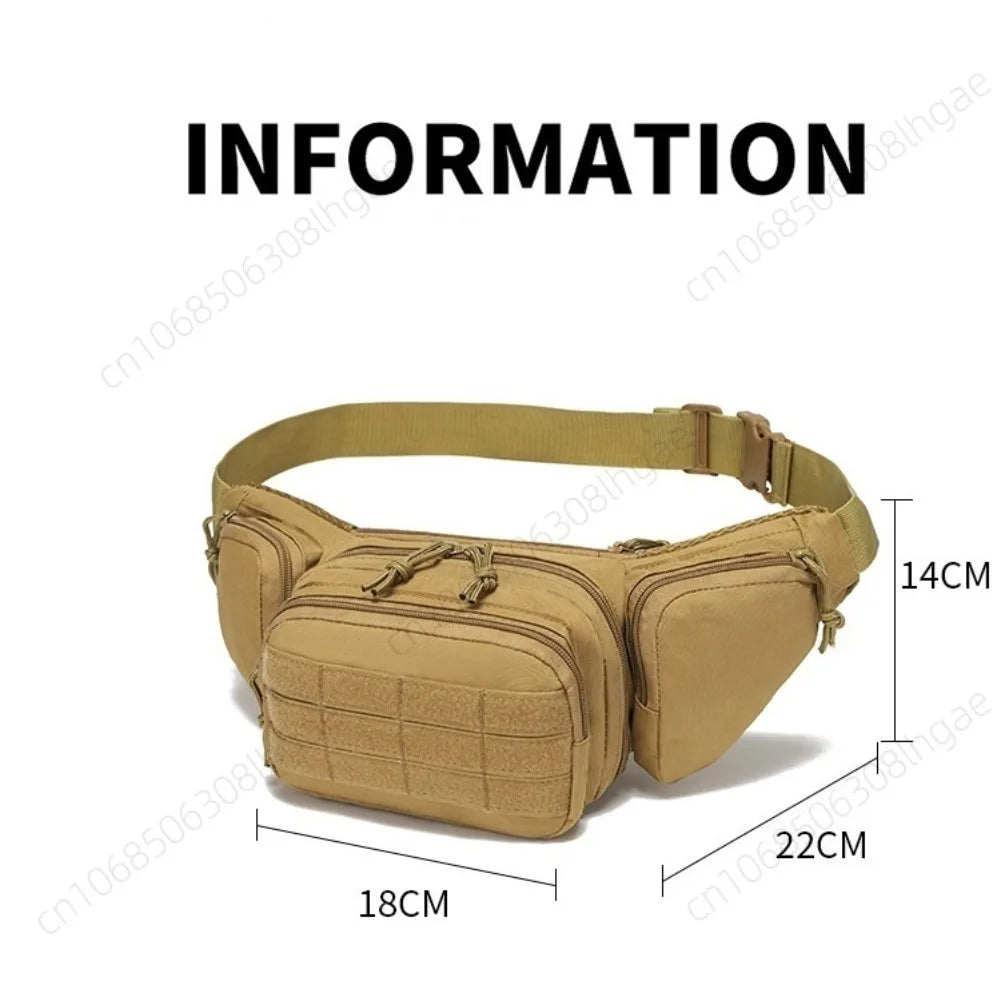 2026 New Outdoor Multi Functional Invisible Waist Attachment Bag for Men's Sports Storage Waist Bag Outdoor Tool Kit