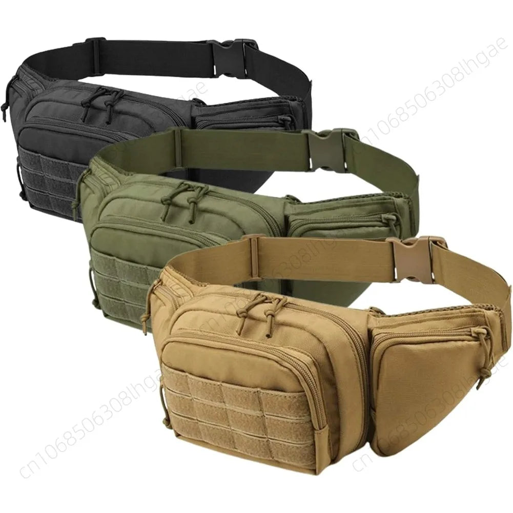 2026 New Outdoor Multi Functional Invisible Waist Attachment Bag for Men's Sports Storage Waist Bag Outdoor Tool Kit