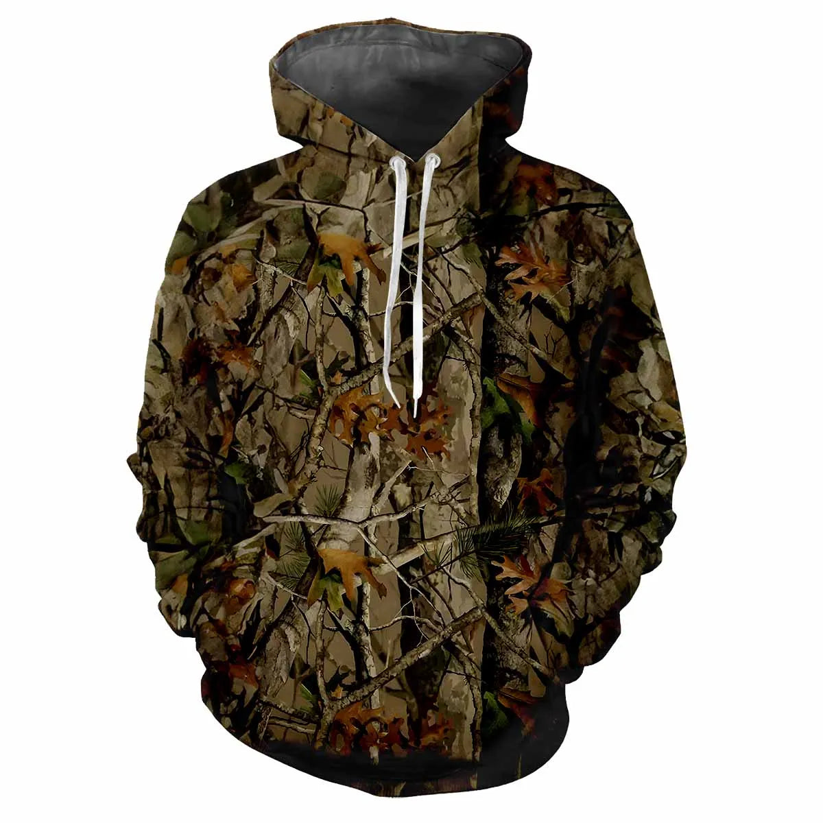 Camouflage Hunting Animals Outdoor Camouflage Spring And Autumn Men's Hoodie Street Trend Loose Comfortable Casual Top Clothing