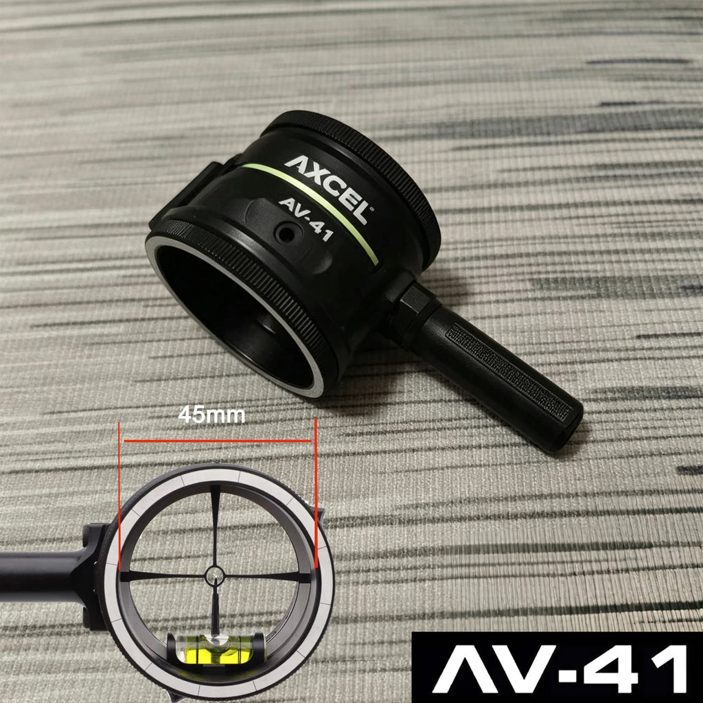 Single Pin Compound Bow Sight, Adjustable Archery Sight with Aluminum Alloy Extended Rod, High Precision Hunting Aiming Sight, O