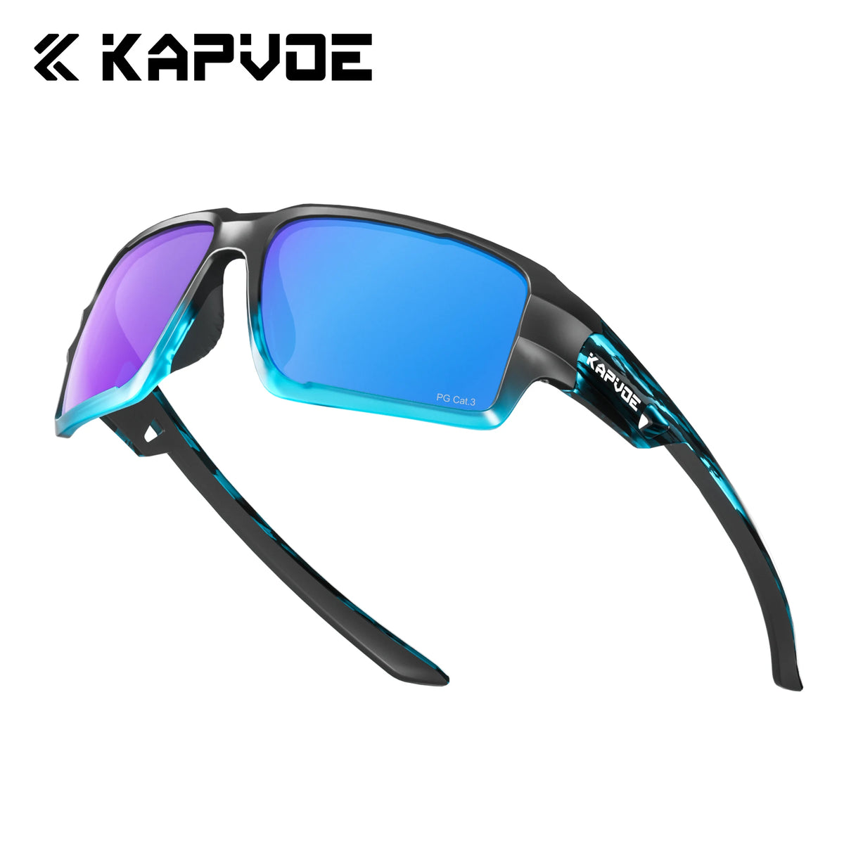 Kapvoe Cycling Glasses for Bike UV400 MTB Road Driving Cool Sports Bicycle Eyewear Men Polarized Fishing Sunglasses Fashion