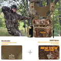 NEW VIEW Bino Packs for Hunting, Binocular Straps Harness Chest Pack with Detachable Rangefinder Pouch（Large Size）