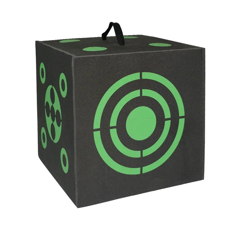 Outdoor 3D 6 Sides Dice Archery Target Self Healing XPE Foam Shooting Target for Broadhead Crossbow Backyard Practice