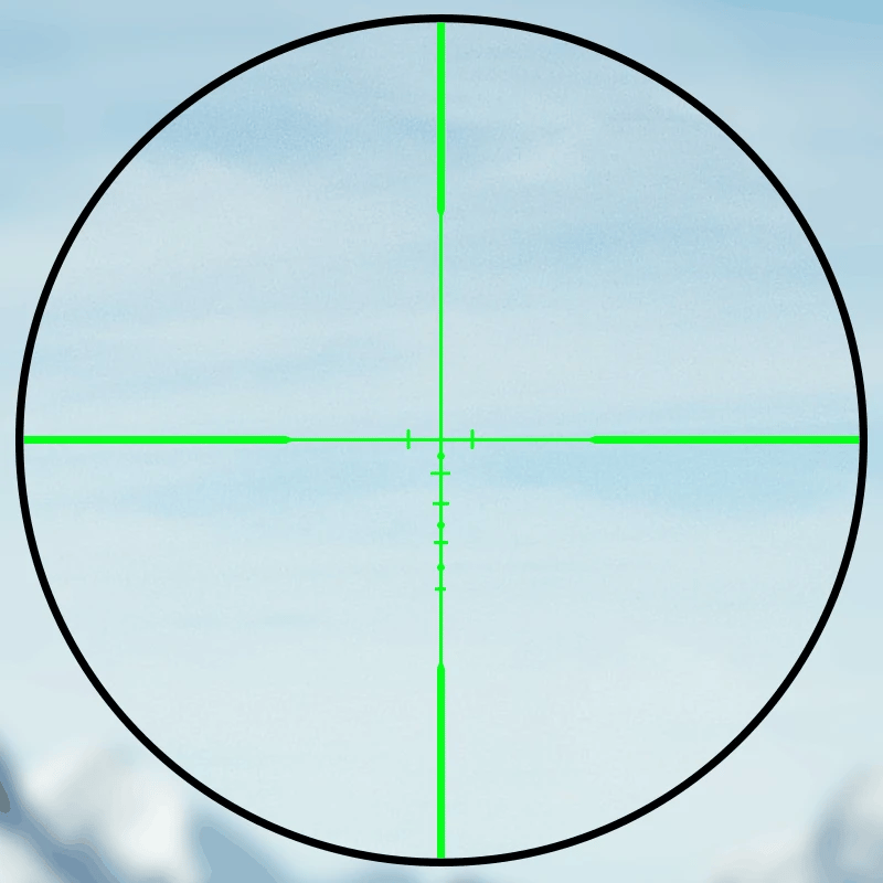 FIRE WOLF 1-4x20 Rifle Scope Green Red Illuminated Riflescope Range Finder Reticle Rifle Scope Air Rifle Optical Sight Hunting