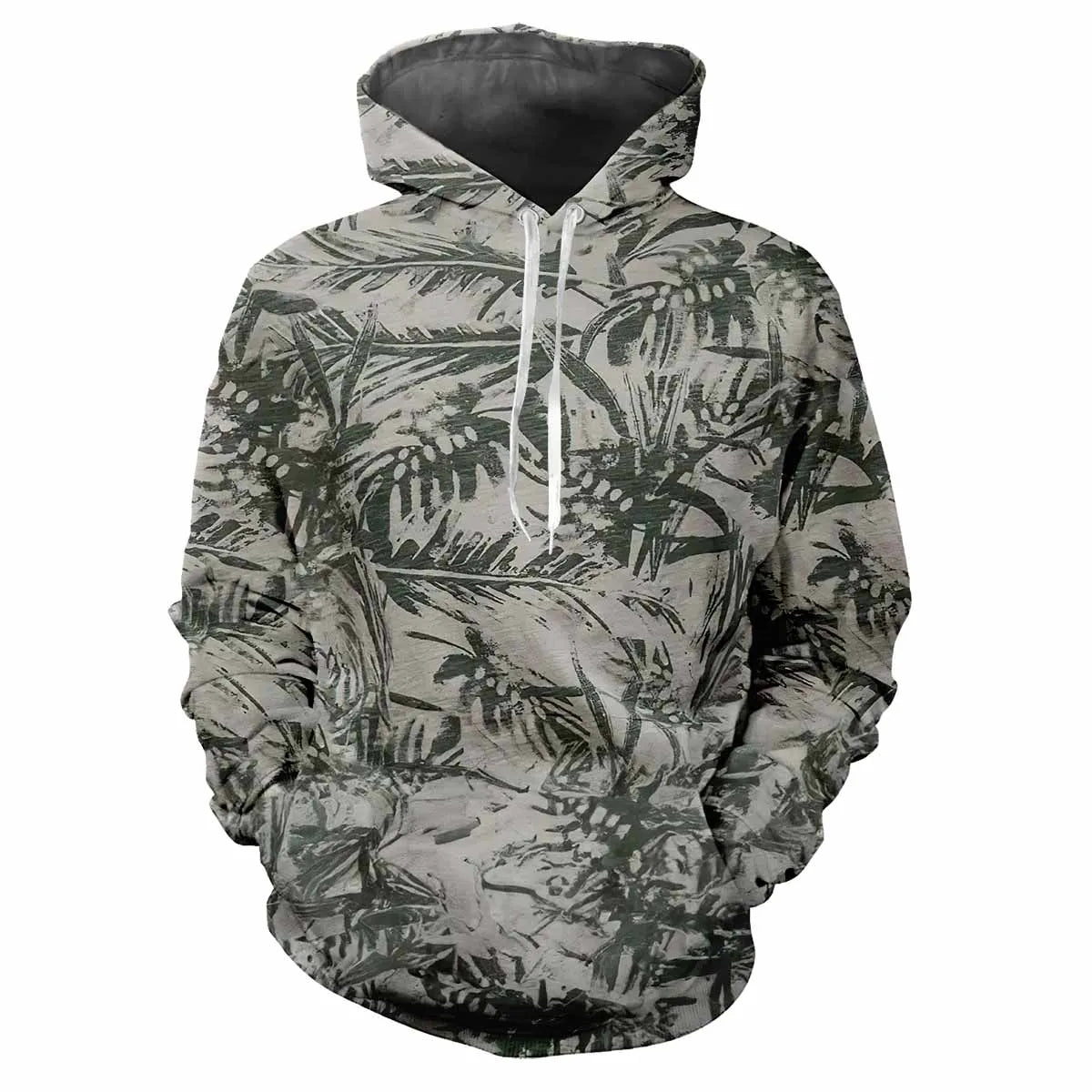 Camouflage Hunting Animals Outdoor Camouflage Spring And Autumn Men's Hoodie Street Trend Loose Comfortable Casual Top Clothing