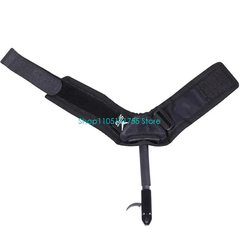 K0EF Adjustable Release Aids Compound Bow Trigger Caliper Wrist Strap for Arrow Trigger Wristband for Handed