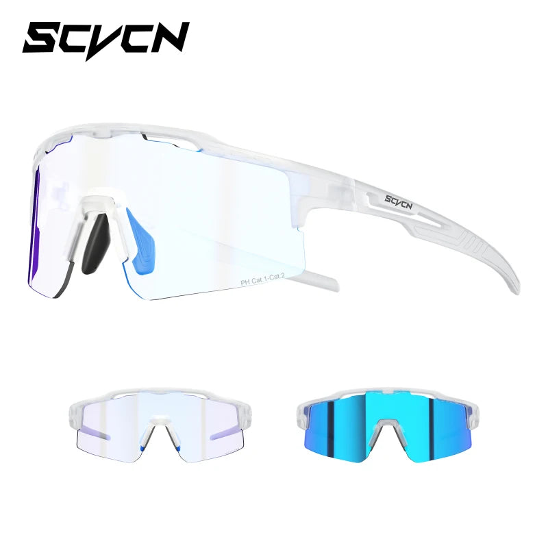 SCVCN Cycling Glasses Women Sunglasses for Men Hiking Eyewear Sun Sports MTB Mountain Goggles Bicycle Road Bike Protection 2026