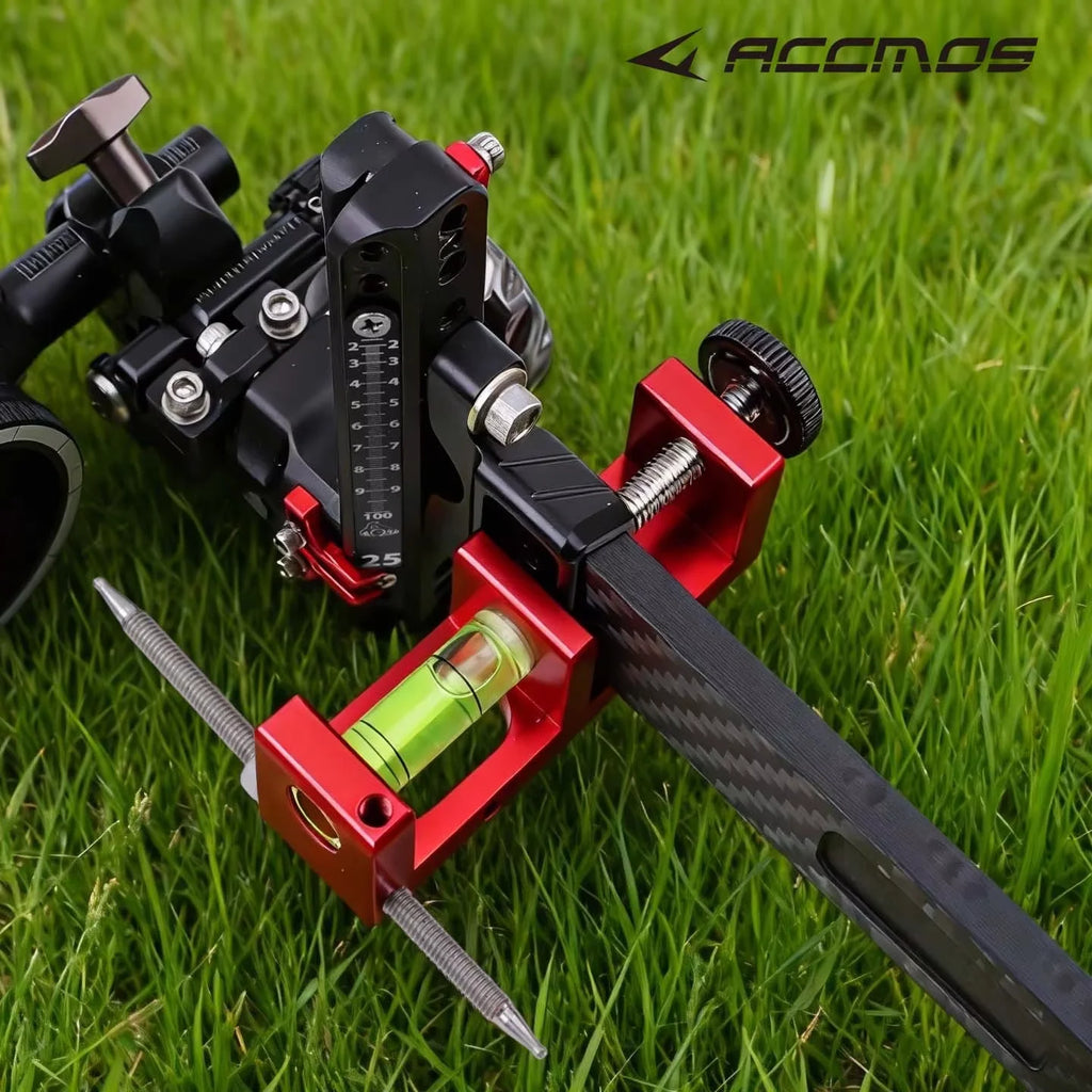 ACCMOS 3-Axis Sight Leveler Bow Sight Axis Leveling Gauge Calibration Tool with Spirit Bubble for Precise Shooting Accuracy