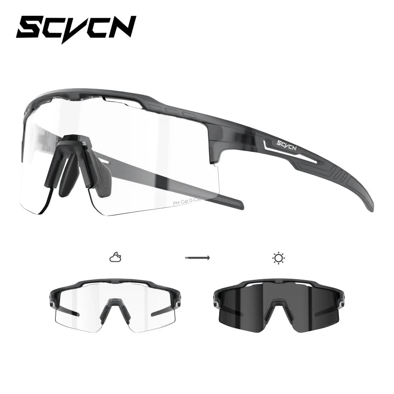 SCVCN Cycling Glasses Women Sunglasses for Men Hiking Eyewear Sun Sports MTB Mountain Goggles Bicycle Road Bike Protection 2026