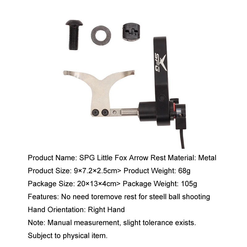 Drop Away Arrow Rest High Speed Fall Right or Left Hand Archery Compound Bow Adjustable Hunting Shooting Training Accessories